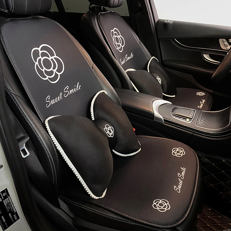 New Arrival Cartoon Camellia Four Seasons Universal Ice Silk Non-slip Protective Summer Three-piece Car Seat Cushion Cover
New Arrival Cartoon Camellia Four Seasons Universal Ice Silk Non-slip Protective Summer Three-piece Car Seat Cushion Cover
