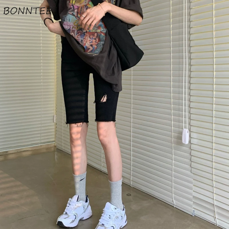 Black Hole Denim Shorts Women Slim Summer High Waist Vintage Streetwear Fashion Korean Style Tassel Females College Casual New
Black Hole Denim Shorts Women Slim Summer High Waist Vintage Streetwear Fashion Korean Style Tassel Females College Casual New