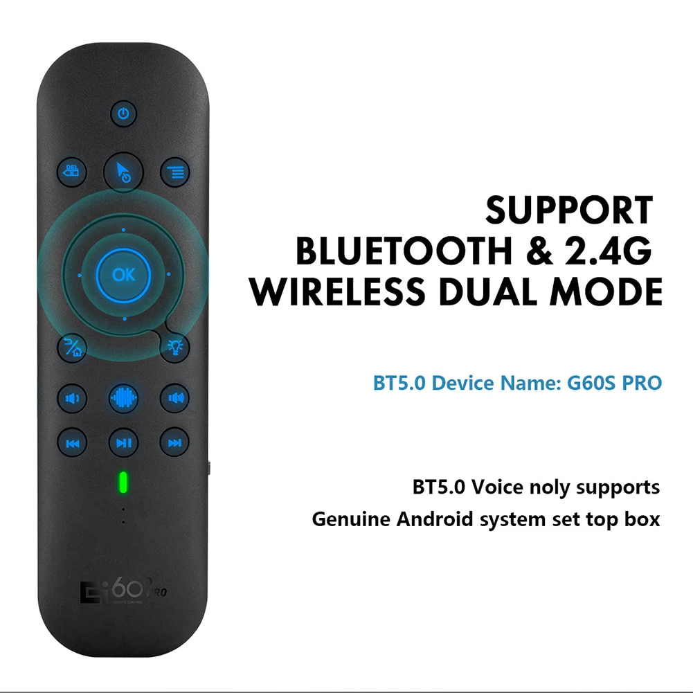 Пульт дистанционного управления, 2,4 ГГц, Bluetooth-совместимая мышь 5,0 Air Mouse, беспроводной голосовой пульт дистанционного управления, 6-осевой ги...
Пульт дистанционного управления, 2,4 ГГц, Bluetooth-совместимая мышь 5,0 Air Mouse, беспроводной голосовой пульт дистанционного управления, 6-осевой ги...