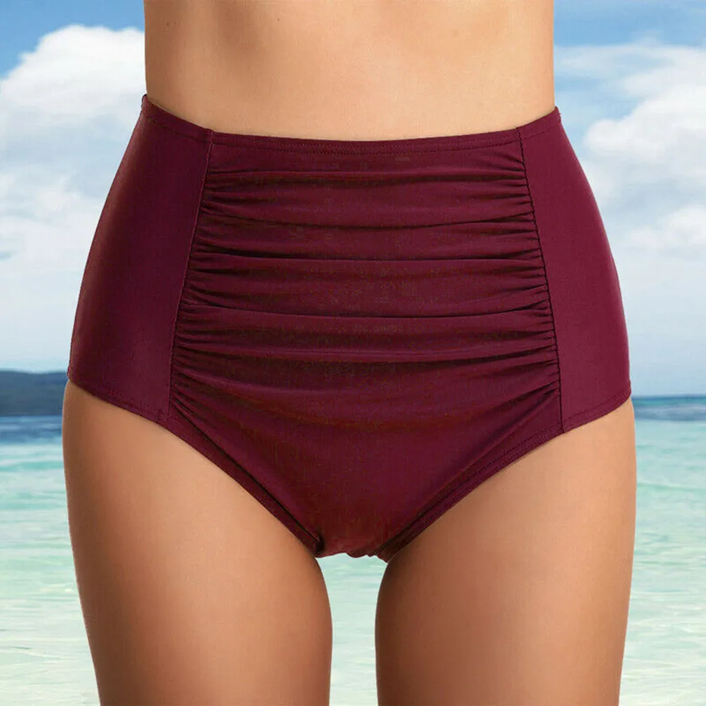 2022 Women Plus Size High Waist Bikini Bottoms Swim Briefs Beach Shorts Ruched Bottom Beachwear Monokini Women's bathing 2021
2022 Women Plus Size High Waist Bikini Bottoms Swim Briefs Beach Shorts Ruched Bottom Beachwear Monokini Women's bathing 2021