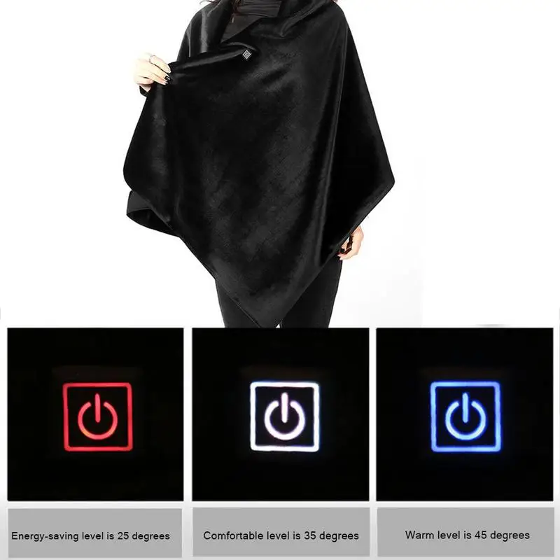 Electric Heating Scarf USB Heated Warm Shawl Carbon Fiber Heating Scarf For Car Sofa Chair Soft Heated Shawl
Electric Heating Scarf USB Heated Warm Shawl Carbon Fiber Heating Scarf For Car Sofa Chair Soft Heated Shawl