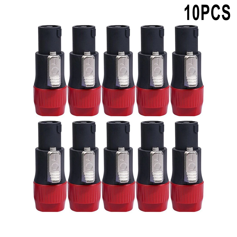 Adapter Connector 10PCS 4 Pin 69X30X26mm ABS Shell Accessories Blue/red Male Audio Speakon NL4FC Replace Practical
Adapter Connector 10PCS 4 Pin 69X30X26mm ABS Shell Accessories Blue/red Male Audio Speakon NL4FC Replace Practical