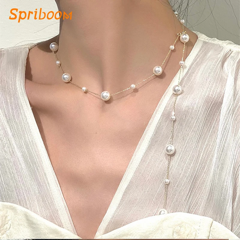 Real Gold Plated Pearl Necklaces for Women Small Big Size Natural Freshwater Pearls Necklace Multilayer Bracelet Wedding Jewelry
Real Gold Plated Pearl Necklaces for Women Small Big Size Natural Freshwater Pearls Necklace Multilayer Bracelet Wedding Jewelry