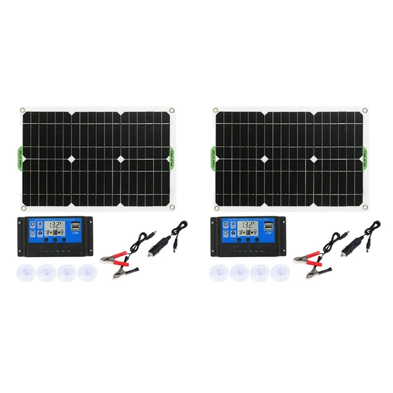 2X 180W Solar Panel Kit 12V Battery Charger With 100A Controller For Caravan Boat RV
2X 180W Solar Panel Kit 12V Battery Charger With 100A Controller For Caravan Boat RV