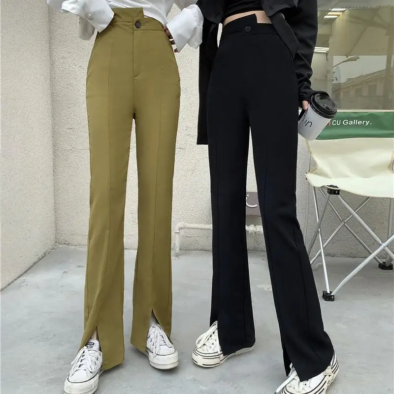 2022 High Waist Pants Women Trousers Casual Office Lady Front Slit High Waist Solid Pencil Trousers Ladies Pants Workwear L25
2022 High Waist Pants Women Trousers Casual Office Lady Front Slit High Waist Solid Pencil Trousers Ladies Pants Workwear L25