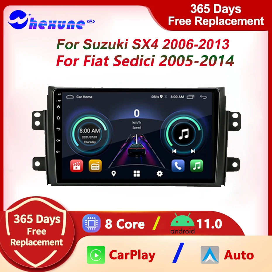 2Din Android 11,0 для Suzuki SX4 2006-2013 Fiat Sedici 2005-2014 Автомагнитола мультимедийный видеоплеер GPS-навигация стерео Carplay
2Din Android 11,0 для Suzuki SX4 2006-2013 Fiat Sedici 2005-2014 Автомагнитола мультимедийный видеоплеер GPS-навигация стерео Carplay