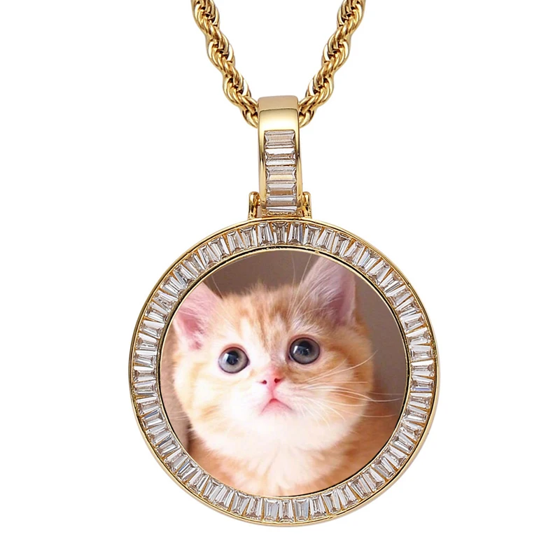 Personalized Pets Photo Necklace Crystal Pendant Necklace High Quality Stainless Steel in 18k Gold Plated
Personalized Pets Photo Necklace Crystal Pendant Necklace High Quality Stainless Steel in 18k Gold Plated