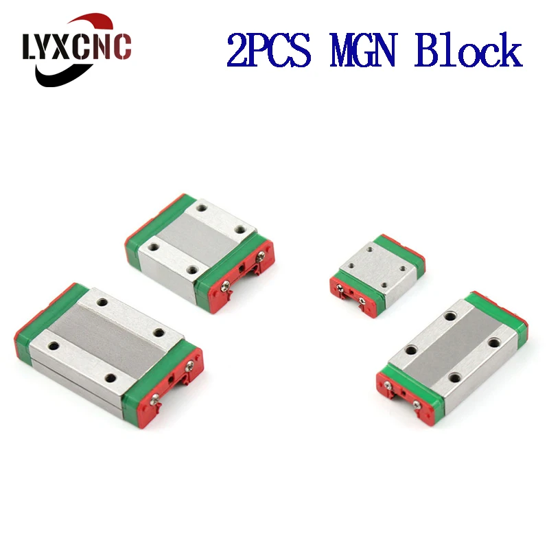 

1/2pcs MGN7H MGN7C MGN9H MGN9C MGN12H MGN12C MGN15H MGN15C Carriage Block For MGN9 MGN12 MGN15 Linear Guide 3D Printer CNC Part