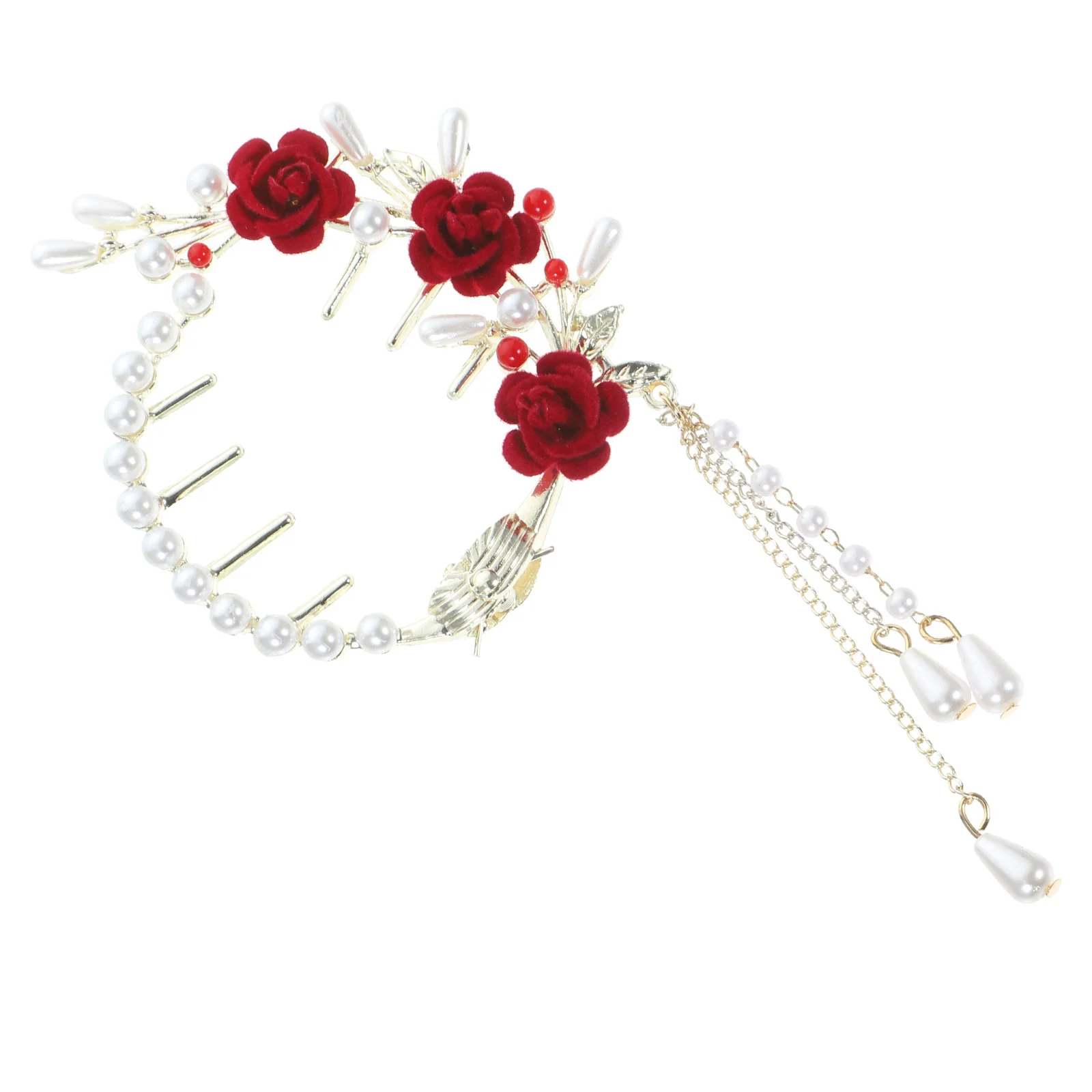 High Ponytail Holder Decorative Hair Clips Cuff Accessories Pearl Thin Claw Ring
High Ponytail Holder Decorative Hair Clips Cuff Accessories Pearl Thin Claw Ring