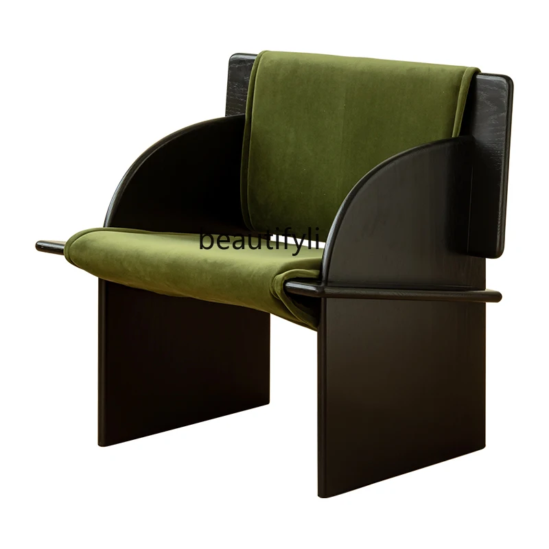 Retro Wooden Lounge Chair Home Living Room Bedroom Balcony Nordic Single-Seat Sofa Chair Armchair
Retro Wooden Lounge Chair Home Living Room Bedroom Balcony Nordic Single-Seat Sofa Chair Armchair