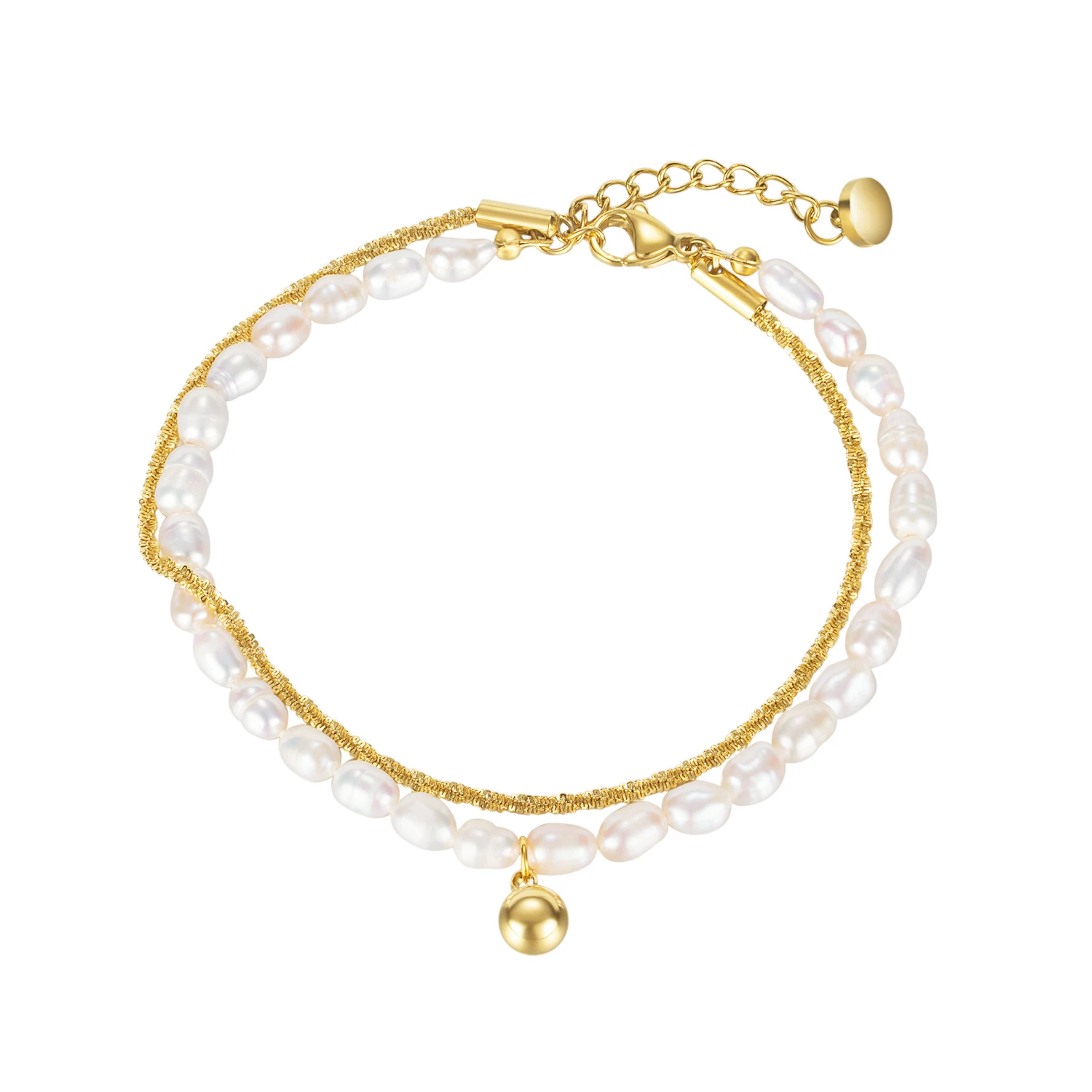 Tuswans Pearl Gold Chain Double Layered Charm Adjustable Bracelet For Women Fashion Jewelry Couple Lover Friend Women Gifts
Tuswans Pearl Gold Chain Double Layered Charm Adjustable Bracelet For Women Fashion Jewelry Couple Lover Friend Women Gifts