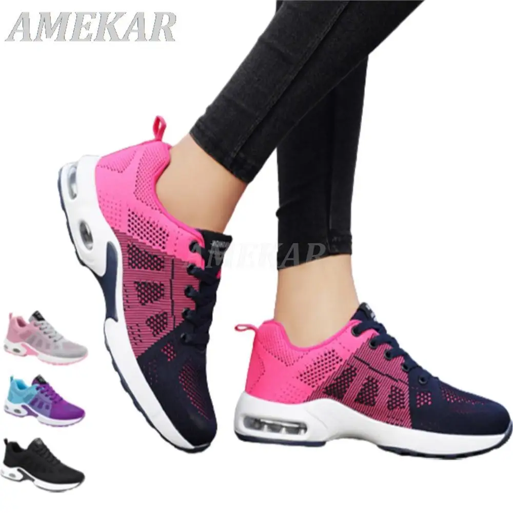Women's Running Shoes New Breathable Mesh Outdoor Light Weight Sports Shoes Lady Fashion Casual Platform Fitness Walking Sneaker
Women's Running Shoes New Breathable Mesh Outdoor Light Weight Sports Shoes Lady Fashion Casual Platform Fitness Walking Sneaker