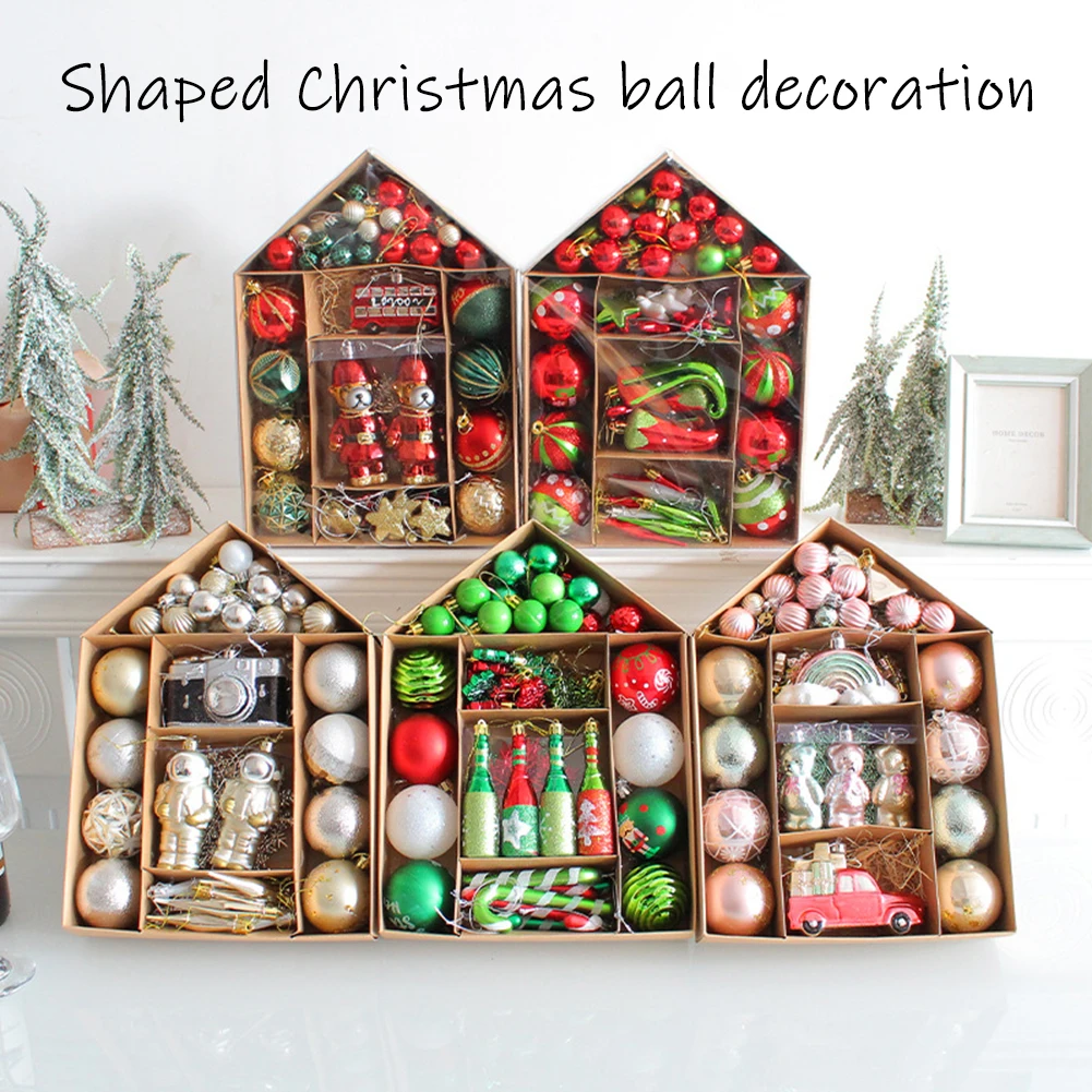 Creative Electroplated Pendant Set Christmas Hanging Ornament Decoration For Party Living Room
Creative Electroplated Pendant Set Christmas Hanging Ornament Decoration For Party Living Room