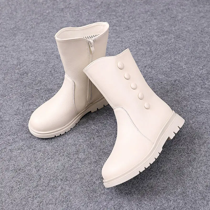 Sweet Princess All-match Short Boots for Catwalk Show Party Wedding 2022 Autumn New Round Toe Non-slip Girl Fashion Child Boots
Sweet Princess All-match Short Boots for Catwalk Show Party Wedding 2022 Autumn New Round Toe Non-slip Girl Fashion Child Boots