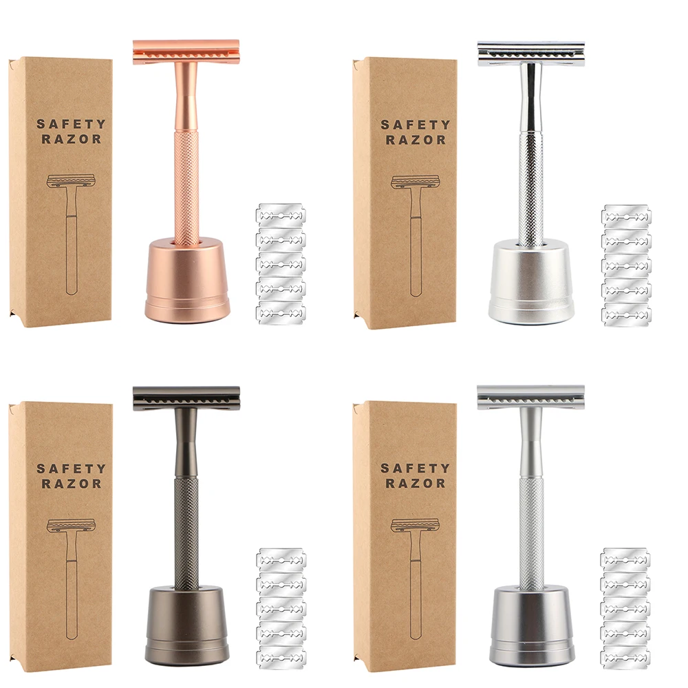 Safety Razor With 10 Razor Blades,Women Metal Shaving Razor,Men Manual Beard Razor,Sustainable,Zero Waste,Reusable
Safety Razor With 10 Razor Blades,Women Metal Shaving Razor,Men Manual Beard Razor,Sustainable,Zero Waste,Reusable