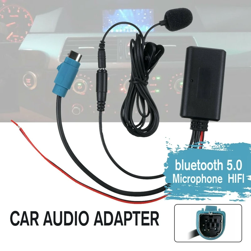 Автомобильный Bluetooth 5,0 аудио hi-fi кабель адаптер микрофон Громкая связь для хоста альпийских компакт-дисков
Автомобильный Bluetooth 5,0 аудио hi-fi кабель адаптер микрофон Громкая связь для хоста альпийских компакт-дисков