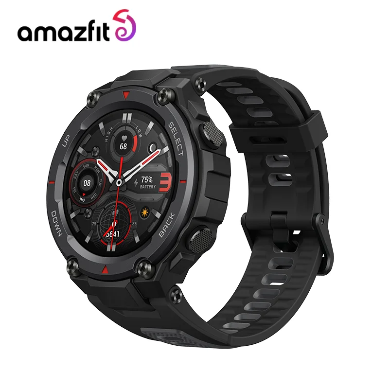 

Оригинальные Смарт-часы Amazfit T-Rex Pro с GPS, водонепроницаемые Смарт-часы для мужчин, срок службы батареи 18 дней, Android iOS