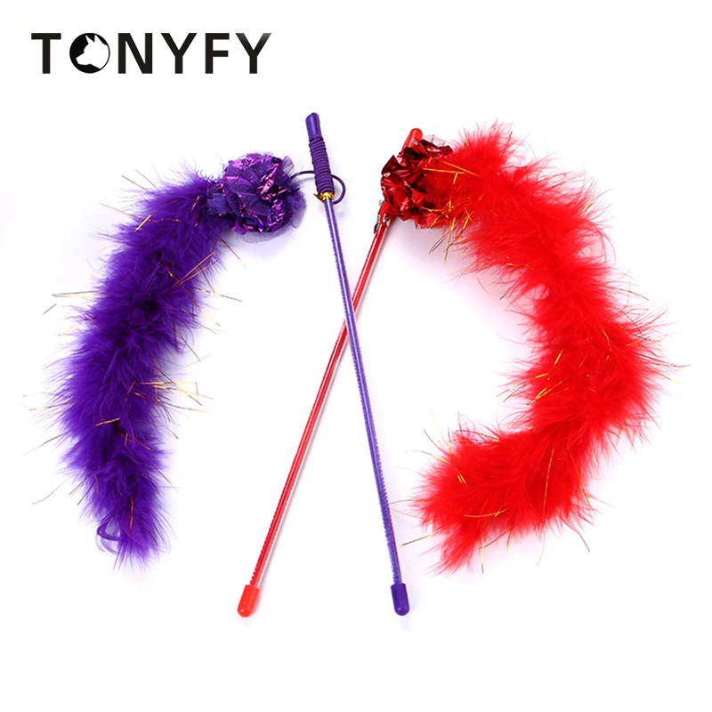 Pet Funny Cat Stick Fluffy Elasticity Accessories Plastic Stick Feather Cute Cat Teaser Toys Kitten Playing Games Toy Supplies
Pet Funny Cat Stick Fluffy Elasticity Accessories Plastic Stick Feather Cute Cat Teaser Toys Kitten Playing Games Toy Supplies