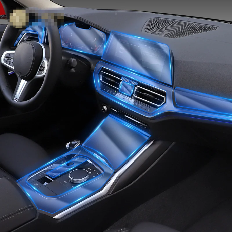 Для BMW G20 G21 Серия 3 2019-2021 интерьерная центральная консоль автомобиля прозрачная Фотополимерная восстанавливающая пленка с защитой от царапи...
Для BMW G20 G21 Серия 3 2019-2021 интерьерная центральная консоль автомобиля прозрачная Фотополимерная восстанавливающая пленка с защитой от царапи...