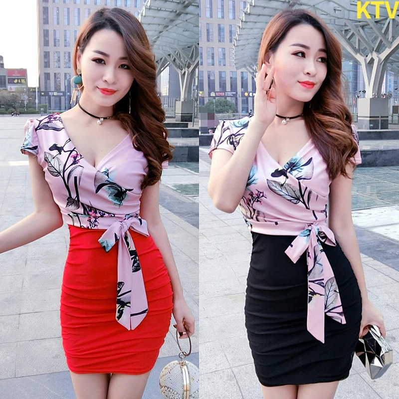 Nightclub dress female summer sexy slim bag hip night dress sauna technician work clothes white dress bodycon dress 
Nightclub dress female summer sexy slim bag hip night dress sauna technician work clothes white dress bodycon dress