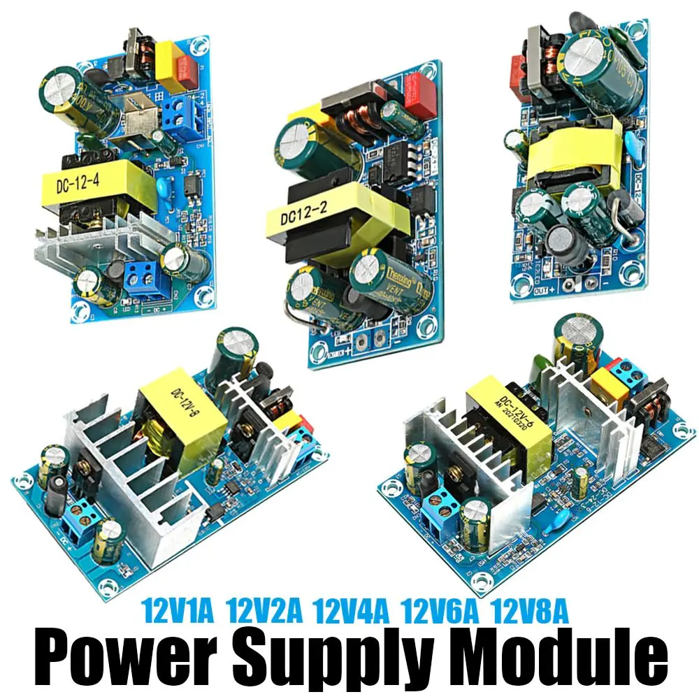 AC 100-240V to DC 12V 1A 2A 4A 6A 8A Power Supply Module Board Switch AC-DC Switch Power Supply Board
AC 100-240V to DC 12V 1A 2A 4A 6A 8A Power Supply Module Board Switch AC-DC Switch Power Supply Board