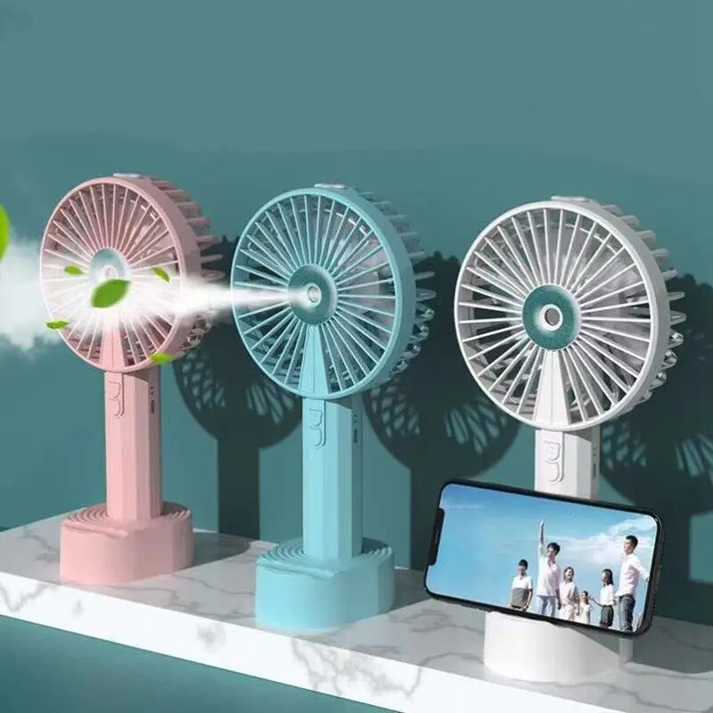 Mini Fan 2 In1 Portable Fan Humidifier Enduring Silent Detachable Usb Rechargeable Fan Water Spray Mist Face Steamer for Outdoor 
Mini Fan 2 In1 Portable Fan Humidifier Enduring Silent Detachable Usb Rechargeable Fan Water Spray Mist Face Steamer for Outdoor