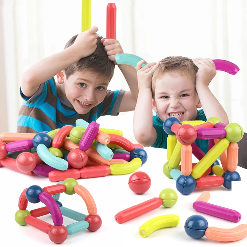 36-64Pcs Big Size Magnetic Stick Building Blocks Game Magnets Children Set Kids Magnets for Children Magnetic Toy Bricks
36-64Pcs Big Size Magnetic Stick Building Blocks Game Magnets Children Set Kids Magnets for Children Magnetic Toy Bricks
