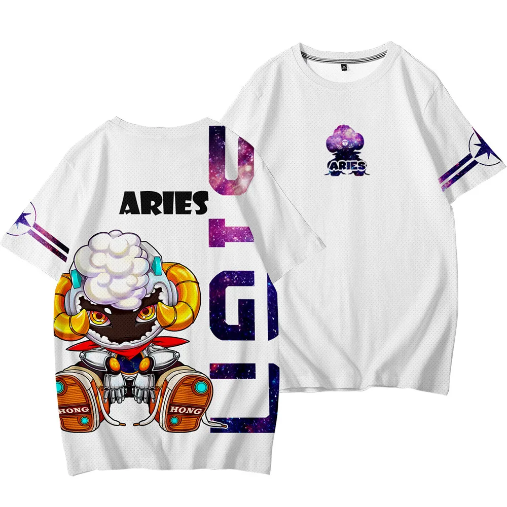 Twelve Constellations Printed T-shirt Plus Size Loose Anime Short-sleeved Top Tees Mesh Cloth Youth Scorpio Capricornus T-shirt
Twelve Constellations Printed T-shirt Plus Size Loose Anime Short-sleeved Top Tees Mesh Cloth Youth Scorpio Capricornus T-shirt
