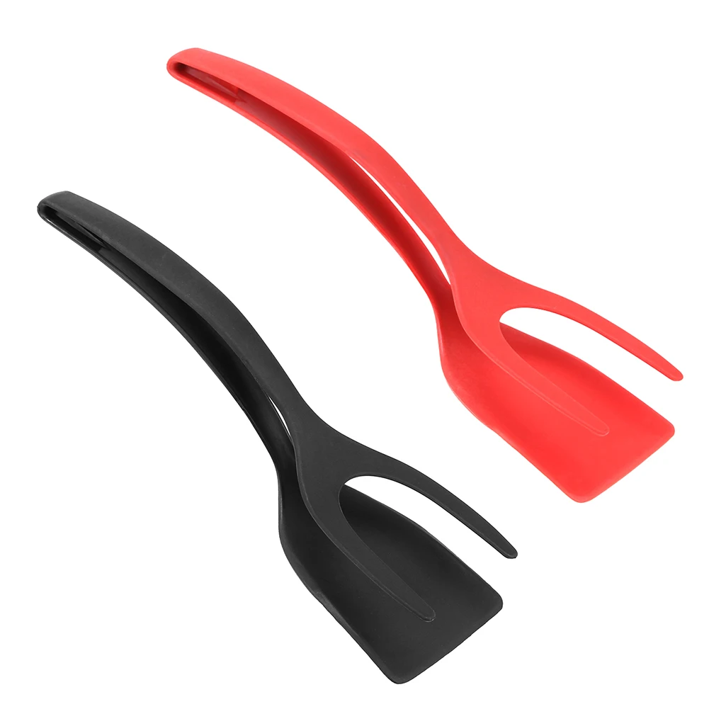 2 in 1 Grip Food Flip Spatula Multifunctional Kitchen Cooking Toasted Pancake Turner Tong Clamp Kitchen Gadget
2 in 1 Grip Food Flip Spatula Multifunctional Kitchen Cooking Toasted Pancake Turner Tong Clamp Kitchen Gadget