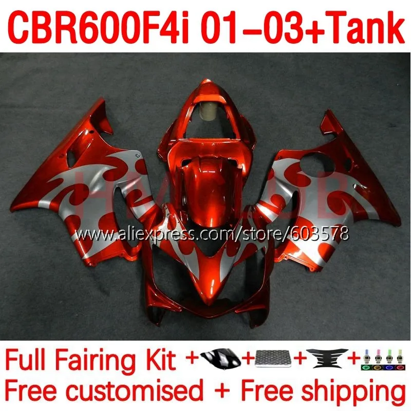 Body +Tank For HONDA CBR600 CBR 600 F4i 600F4i orange silver CBR600F4i 2001 2002 2003 600CC 01 02 03 Injection Fairing 188No.121
Body +Tank For HONDA CBR600 CBR 600 F4i 600F4i orange silver CBR600F4i 2001 2002 2003 600CC 01 02 03 Injection Fairing 188No.121