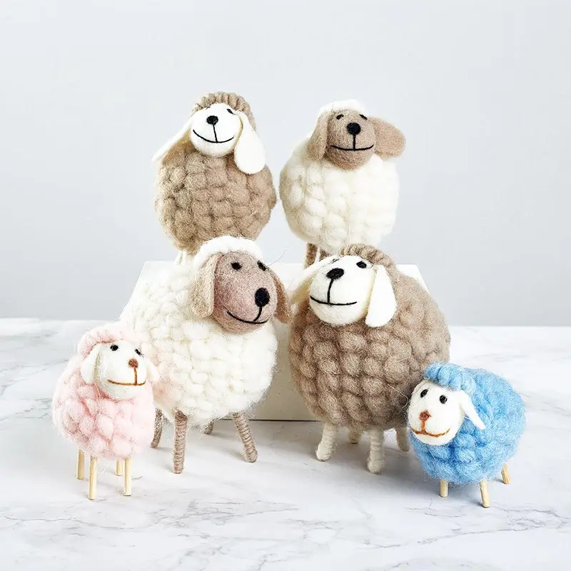 1Pcs Wool Knitted Cute Mini Sheep Ornaments Christmas Tree Decor Lamb Hangings Adornos Navidenos Xmas Window Door Plush Pendants
1Pcs Wool Knitted Cute Mini Sheep Ornaments Christmas Tree Decor Lamb Hangings Adornos Navidenos Xmas Window Door Plush Pendants
