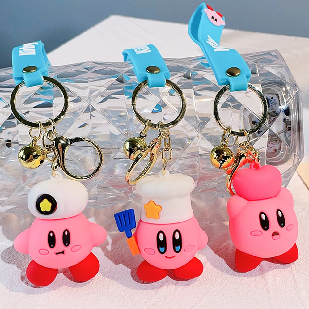Anime Game Kirby Keychain Cute Cartoon Kirby Silicone Pendant Keyring Trend Figure Toy Decoration Car Backpack Accessories Gifts
Anime Game Kirby Keychain Cute Cartoon Kirby Silicone Pendant Keyring Trend Figure Toy Decoration Car Backpack Accessories Gifts