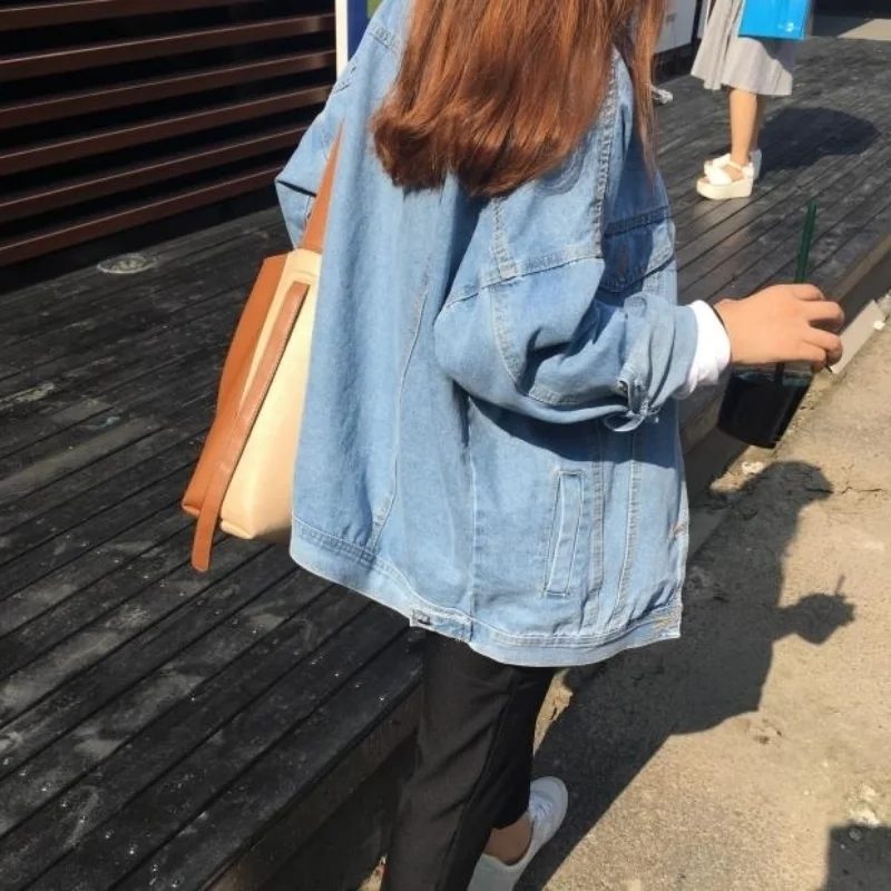 New Denim Jacket Women Spring Autumn Coat Vintage Street Clothes Casual Tops Korean Fashion Long Sleeve Single-breasted
New Denim Jacket Women Spring Autumn Coat Vintage Street Clothes Casual Tops Korean Fashion Long Sleeve Single-breasted