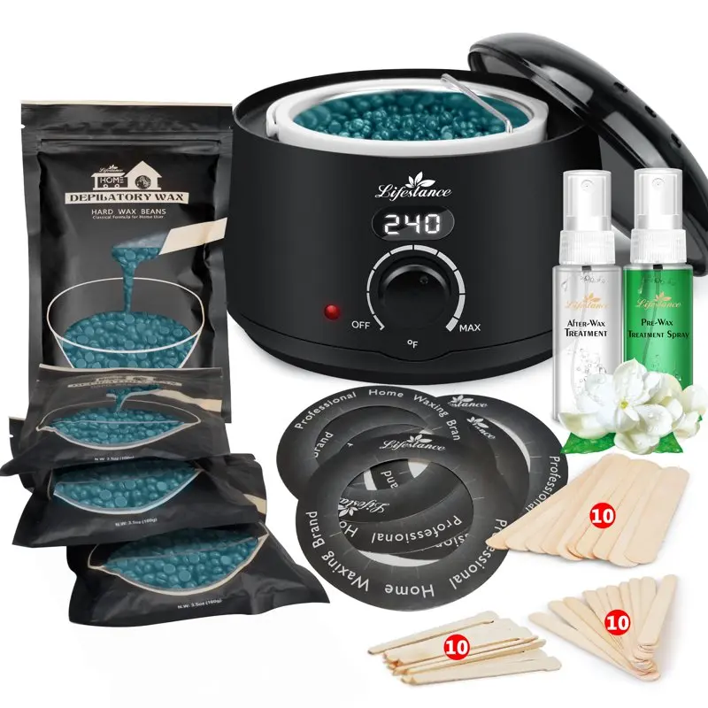 Waxing Kit- L2 Digital Wax Warmer Hair Removal Kit- 4 Packs of Wax Beads(14.1 oz total)- Wax Machine with 42 Items- Wax Pots Pro
Waxing Kit- L2 Digital Wax Warmer Hair Removal Kit- 4 Packs of Wax Beads(14.1 oz total)- Wax Machine with 42 Items- Wax Pots Pro