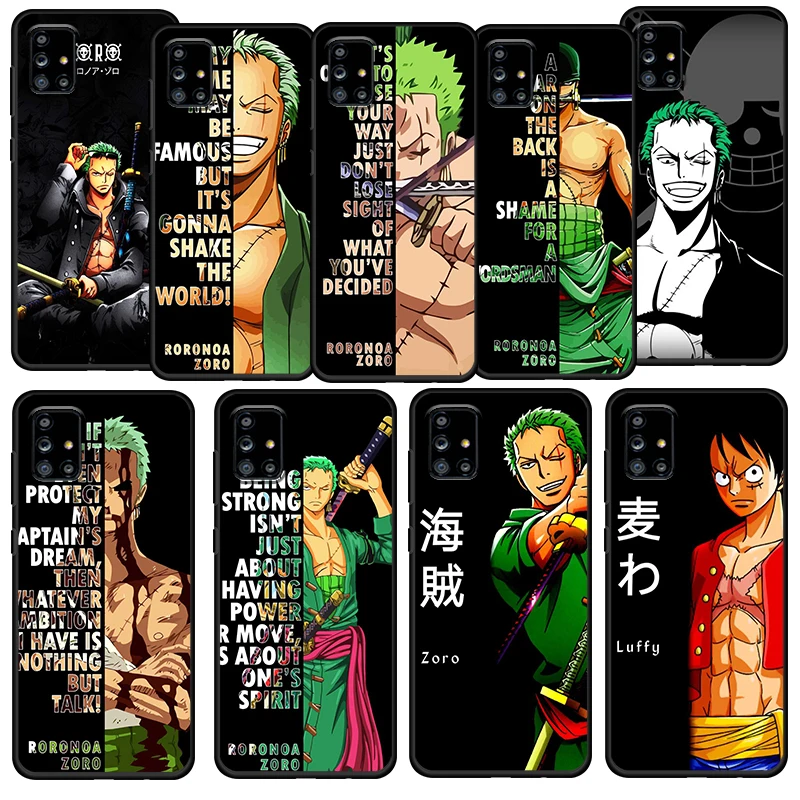 Roronoa Zoro One Piece Cool For Samsung Galaxy A72 A71 A52 A51 A73 A53 A32 A12 A21S 5G Silicone Soft Black Phone Case Cover Capa
Roronoa Zoro One Piece Cool For Samsung Galaxy A72 A71 A52 A51 A73 A53 A32 A12 A21S 5G Silicone Soft Black Phone Case Cover Capa
