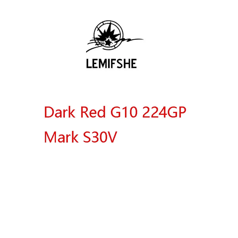 Складной нож LEMIFSHE 244GP Mark S30V G10, практичный складной медный инструмент для кемпинга, охоты
Складной нож LEMIFSHE 244GP Mark S30V G10, практичный складной медный инструмент для кемпинга, охоты
