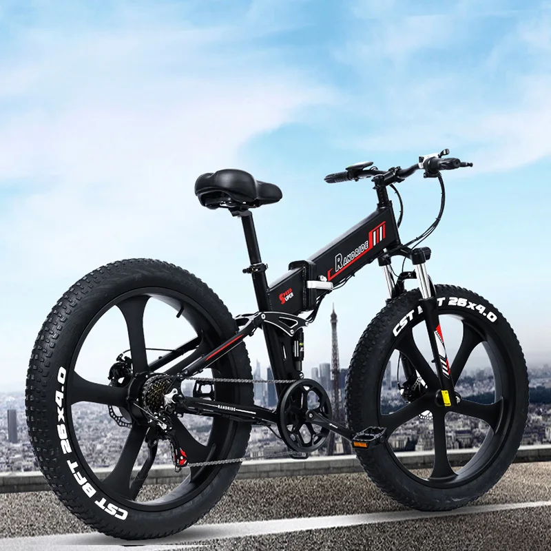 Randride 1000W folding electric bike 26 4.0 Fat Tire 48V 15ah mountain electric bike for cycling
Randride 1000W folding electric bike 26 4.0 Fat Tire 48V 15ah mountain electric bike for cycling