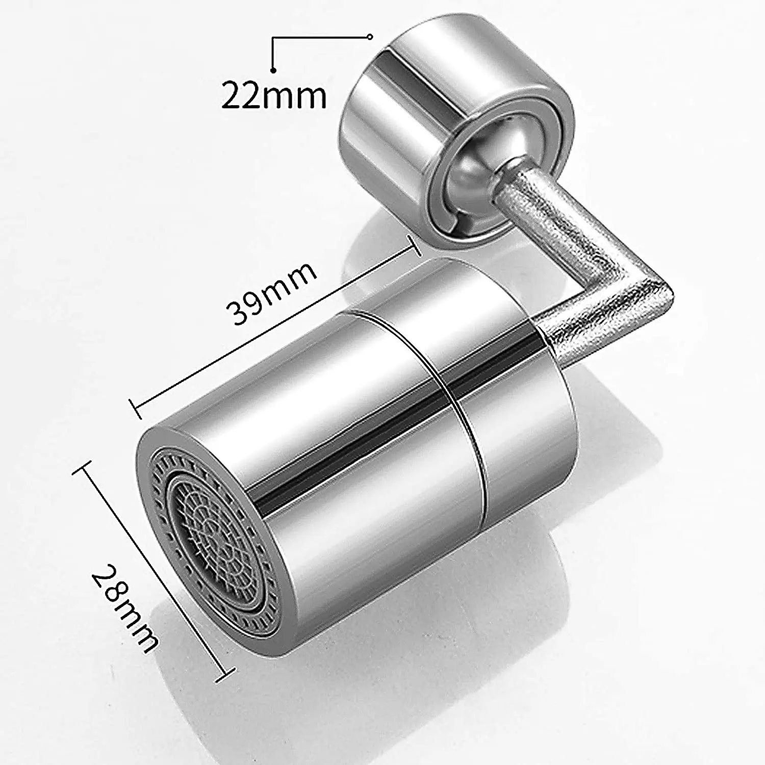 Universal Faucet 360 Rotate Kitchen Faucet Extender Aerator Splash Filter Single Mode Water Outlet
Universal Faucet 360 Rotate Kitchen Faucet Extender Aerator Splash Filter Single Mode Water Outlet