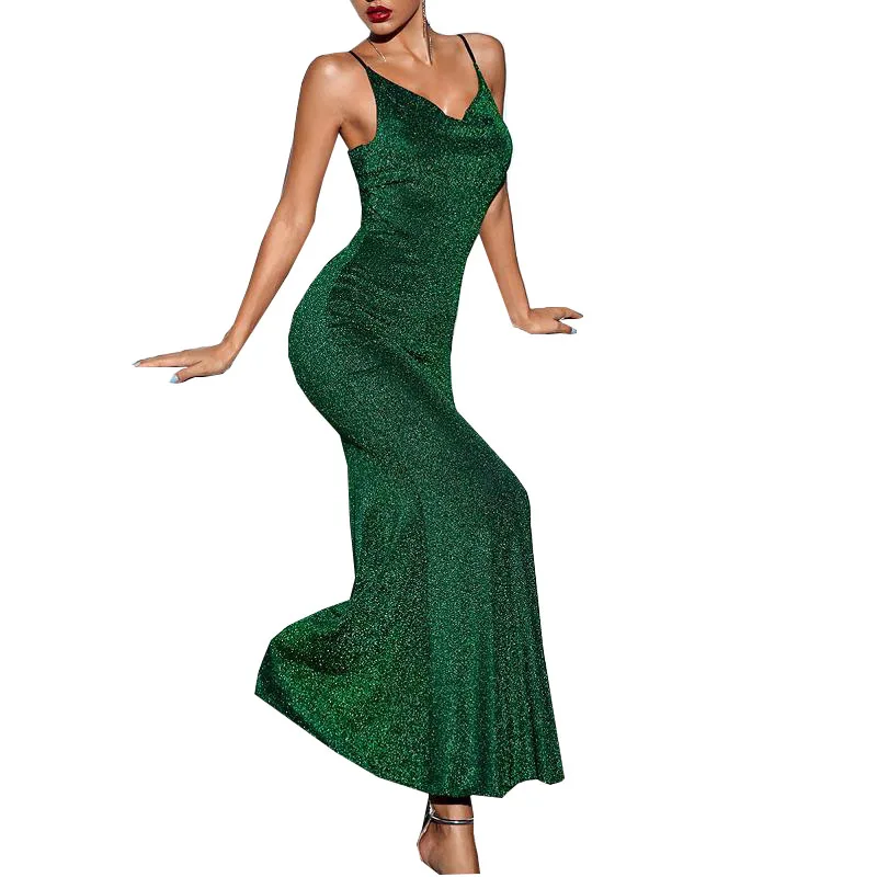 Slim Maxi Dress Women Deep V Neck Ankle Length Sleeveless Robe Fashion New Spaghetti Strap Sexy Elegant Chic Dress Gown Vestidos
Slim Maxi Dress Women Deep V Neck Ankle Length Sleeveless Robe Fashion New Spaghetti Strap Sexy Elegant Chic Dress Gown Vestidos
