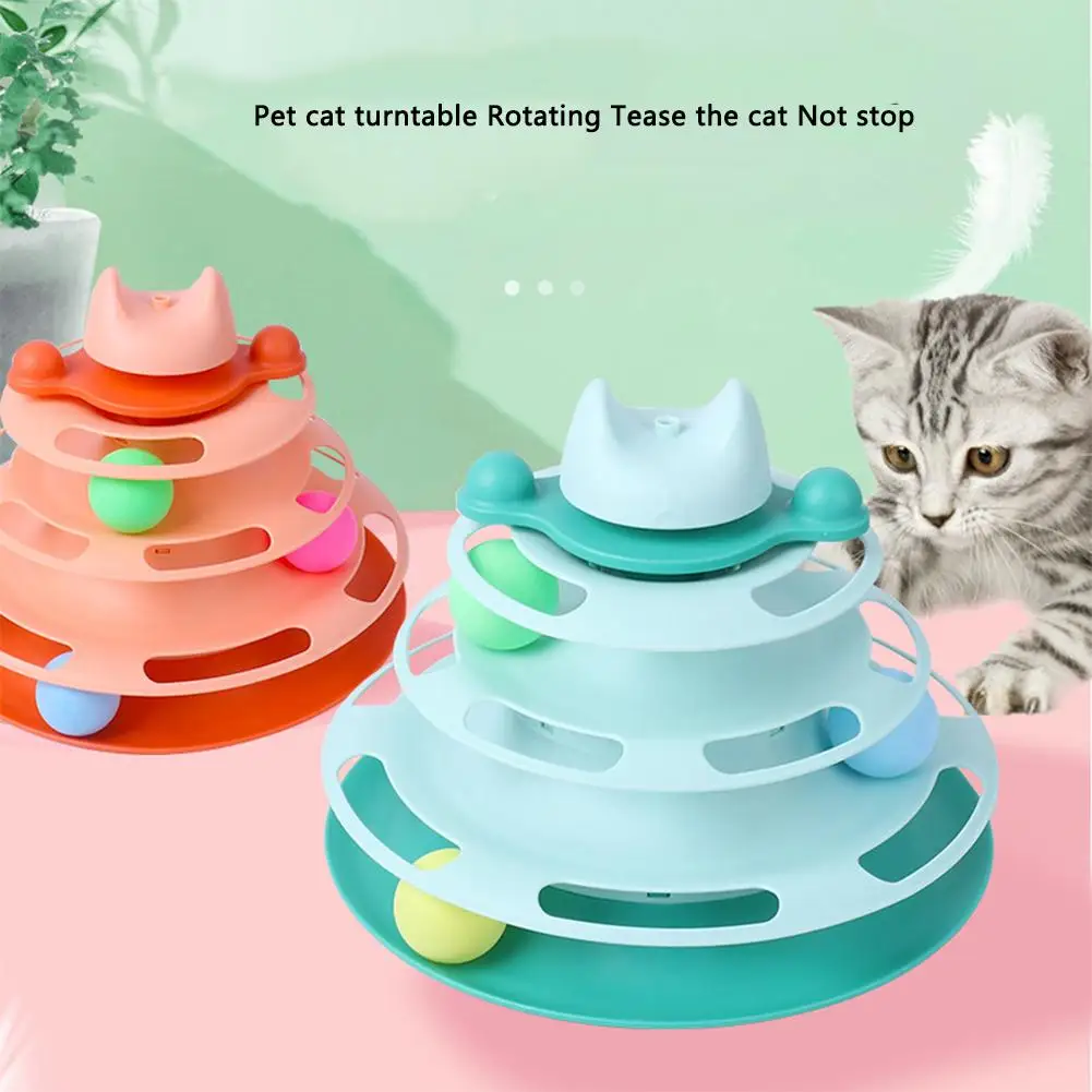 Four-layer Turntable Cats Toy With Sponge Non-slip Pad Intellectual Track Tower Interactive Props Pets Suppliers
Four-layer Turntable Cats Toy With Sponge Non-slip Pad Intellectual Track Tower Interactive Props Pets Suppliers