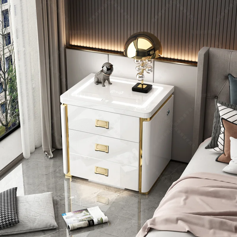 Bedroom Cabinets Nightstand Multifunctional Smart Bedside Table Nightstand Minimalist Tables De Nuit Home Furniture WK50NS
Bedroom Cabinets Nightstand Multifunctional Smart Bedside Table Nightstand Minimalist Tables De Nuit Home Furniture WK50NS