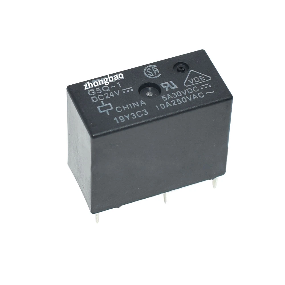 Free shipping lot (5pieces/lot) 100%Original New G5Q-1 G5Q-1-DC24V G5Q-1-24V G5Q-1-24VDC 5PINS 10A DC24V 24VDC 24V Power Relay
Free shipping lot (5pieces/lot) 100%Original New G5Q-1 G5Q-1-DC24V G5Q-1-24V G5Q-1-24VDC 5PINS 10A DC24V 24VDC 24V Power Relay