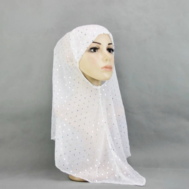Ramadan Single Layer Mesh Sequin Bandana Muslim Hijab Hijabs for Woman Islam Turban Khimar Abaya Accessories Women's Veil Scarf
Ramadan Single Layer Mesh Sequin Bandana Muslim Hijab Hijabs for Woman Islam Turban Khimar Abaya Accessories Women's Veil Scarf