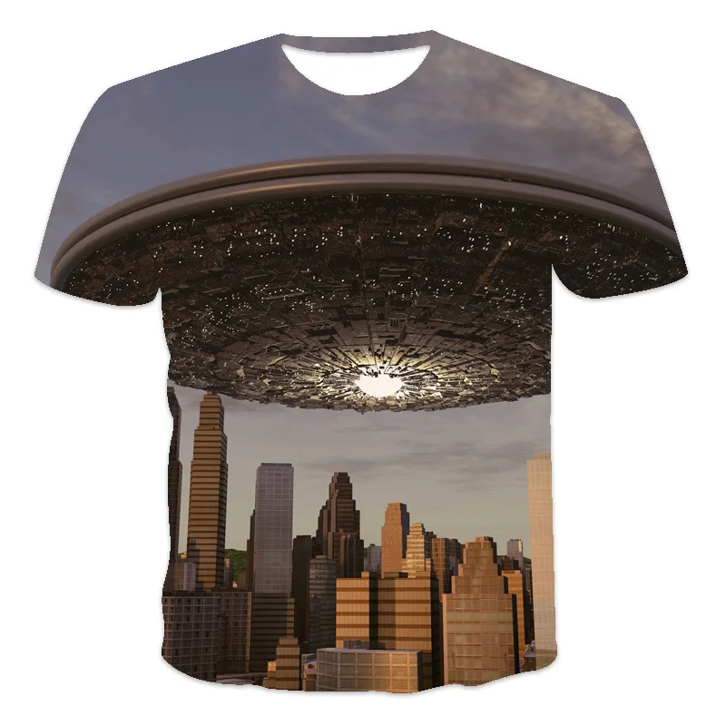 Мужская футболка с круглым вырезом, коротким рукавом и 3D-принтом
Мужская футболка с круглым вырезом, коротким рукавом и 3D-принтом
