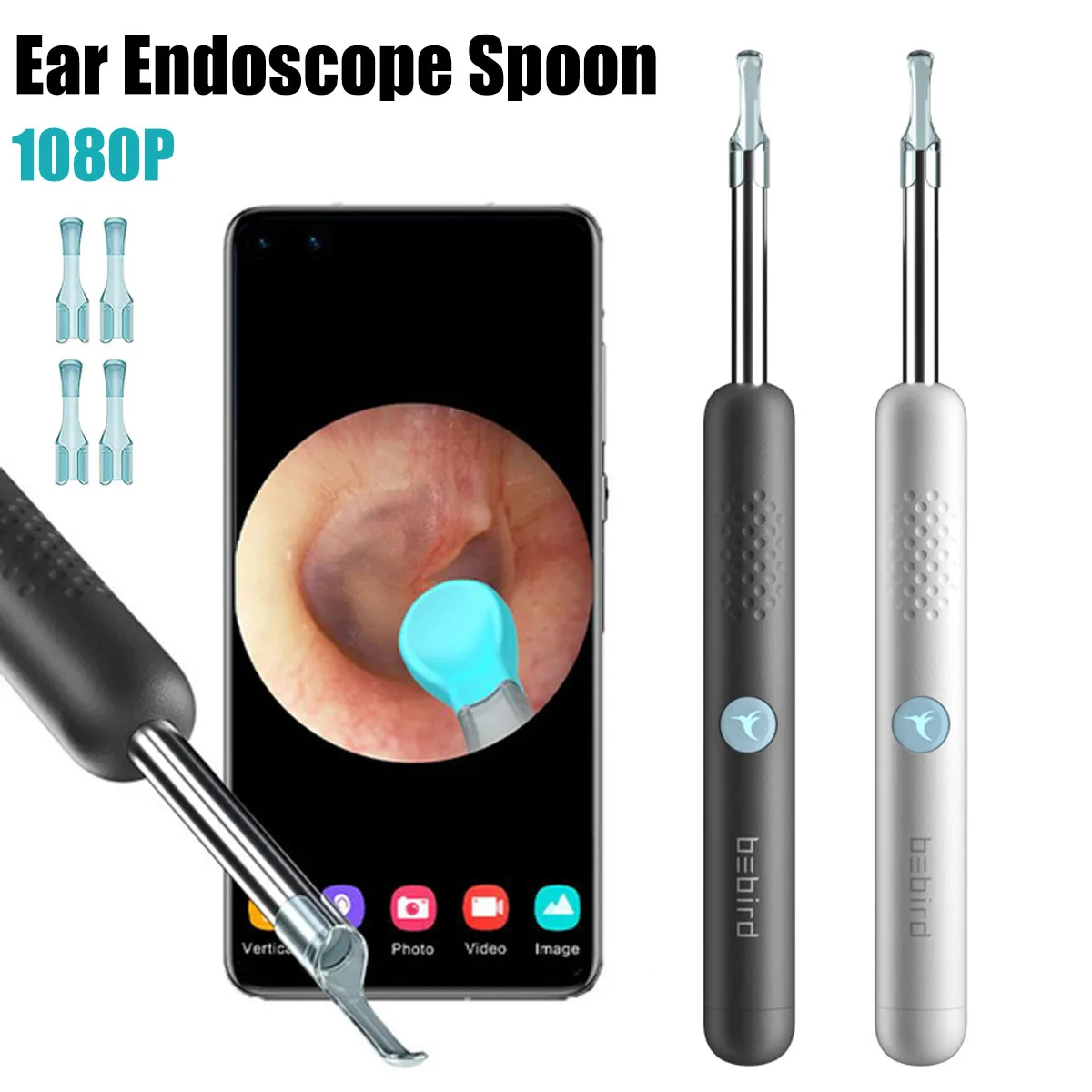 300W Smart Visual Ear Sticks Endoscope High Precision Earpick Mini Camera Otoscope Health Care Ear Cleaner Tools
300W Smart Visual Ear Sticks Endoscope High Precision Earpick Mini Camera Otoscope Health Care Ear Cleaner Tools