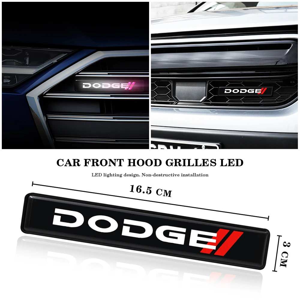 Car Decorative Lights LED Front Hood Grille Emblem Badge Decoration For BMW M Dodge Ram 1500 Challeager Caliber Auto Accessories
Car Decorative Lights LED Front Hood Grille Emblem Badge Decoration For BMW M Dodge Ram 1500 Challeager Caliber Auto Accessories