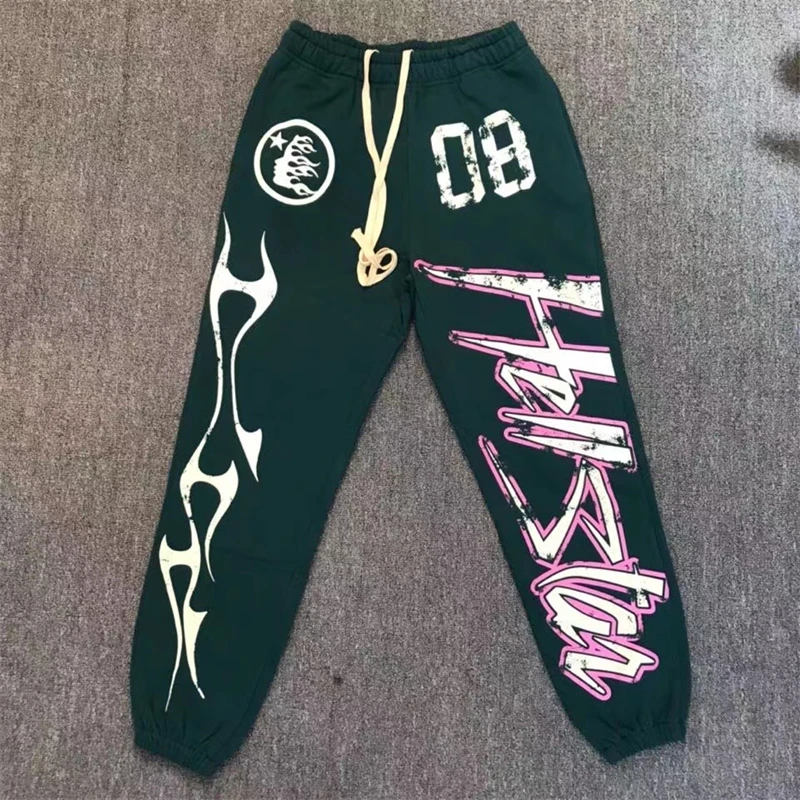 2023fw Hellstar Studios Flare Sweatpants Men Women Black Green Yellow Jogger Drawstring Flare Pants
2023fw Hellstar Studios Flare Sweatpants Men Women Black Green Yellow Jogger Drawstring Flare Pants