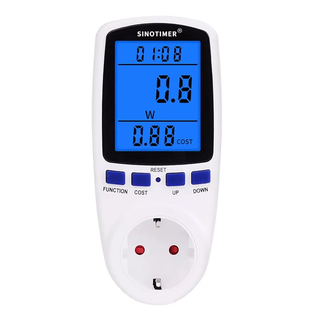 EU US UK FR BR AU Socket Digital Wattmeter Power Consumption Watt Energy Meter KWh AC 230V 120V Electricity With Backlights
EU US UK FR BR AU Socket Digital Wattmeter Power Consumption Watt Energy Meter KWh AC 230V 120V Electricity With Backlights