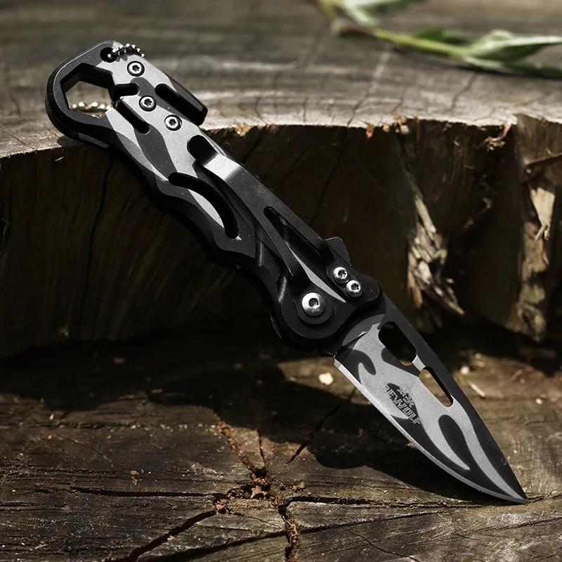 Outdoor high hardness survival knife multifunctional folding knife survival knife lockless folding knife
Outdoor high hardness survival knife multifunctional folding knife survival knife lockless folding knife