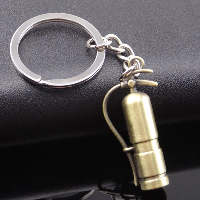 New Fashion Keychain Fire Extinguisher Fireman Pendants DIY Men Jewelry Car Key Chain Ring Holder Souvenir For Gift
New Fashion Keychain Fire Extinguisher Fireman Pendants DIY Men Jewelry Car Key Chain Ring Holder Souvenir For Gift